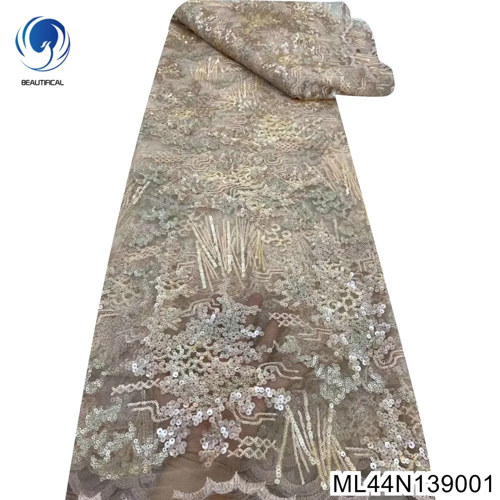 6 in Stock Trim Sequin Sewing Fabric High-end Evening Dress 2024 African Tulle Lace ML44N1390
6 in Stock Trim Sequin Sewing Fabric High-end Evening Dress 2024 African Tulle Lace ML44N1390