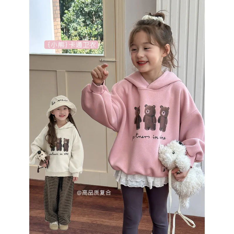 Children's Cartoon Bear Hooded Sweater Boys and Girls Autumn Loose Casual Pullover Top
Children's Cartoon Bear Hooded Sweater Boys and Girls Autumn Loose Casual Pullover Top