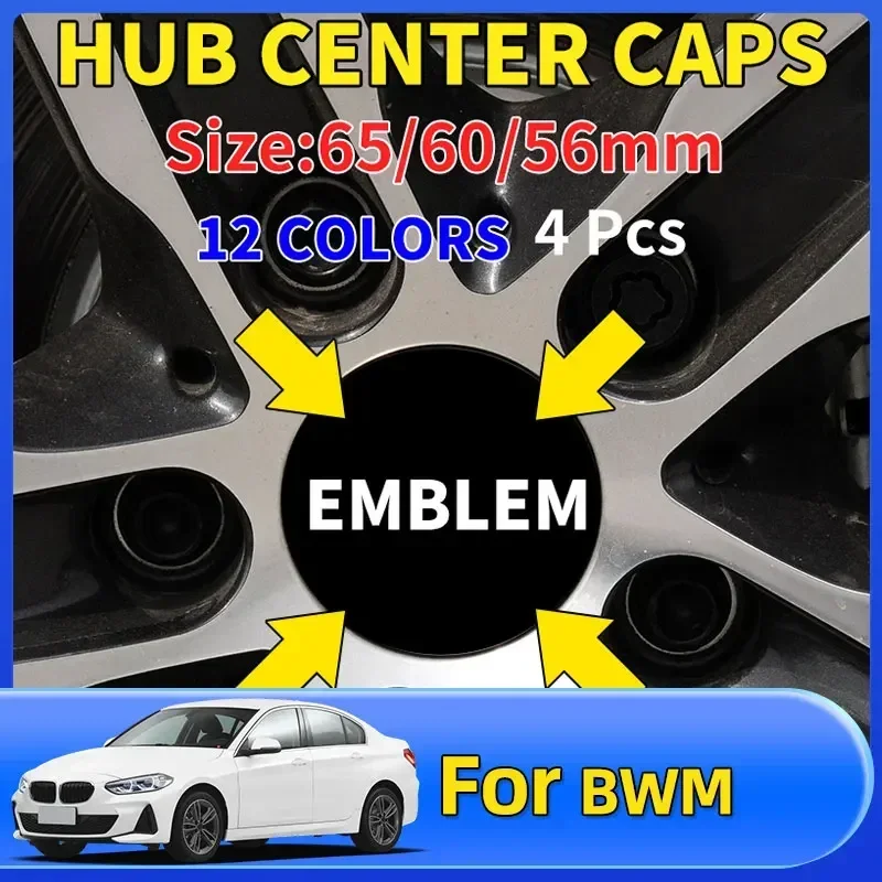 4PCS 56MM 60MM 65MM Car Emblem Wheel Center Hub Caps Stickers for BMW E28 E32 E34 E53 E64 F10 F20 F30 X1 X3 X5 X6 E71 E90 E91
4PCS 56MM 60MM 65MM Car Emblem Wheel Center Hub Caps Stickers for BMW E28 E32 E34 E53 E64 F10 F20 F30 X1 X3 X5 X6 E71 E90 E91