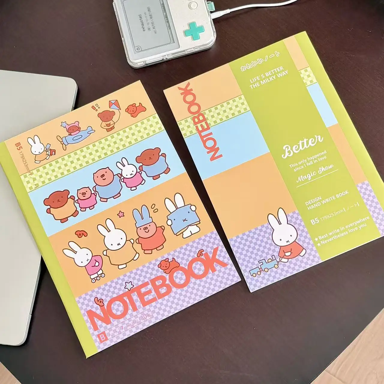 B5 Kawaii Miffy Notebook Cute Cartoon Journal Suitable for Students Durable Has High Appearance Level Horizontal Lined Notebook.
B5 Kawaii Miffy Notebook Cute Cartoon Journal Suitable for Students Durable Has High Appearance Level Horizontal Lined Notebook.