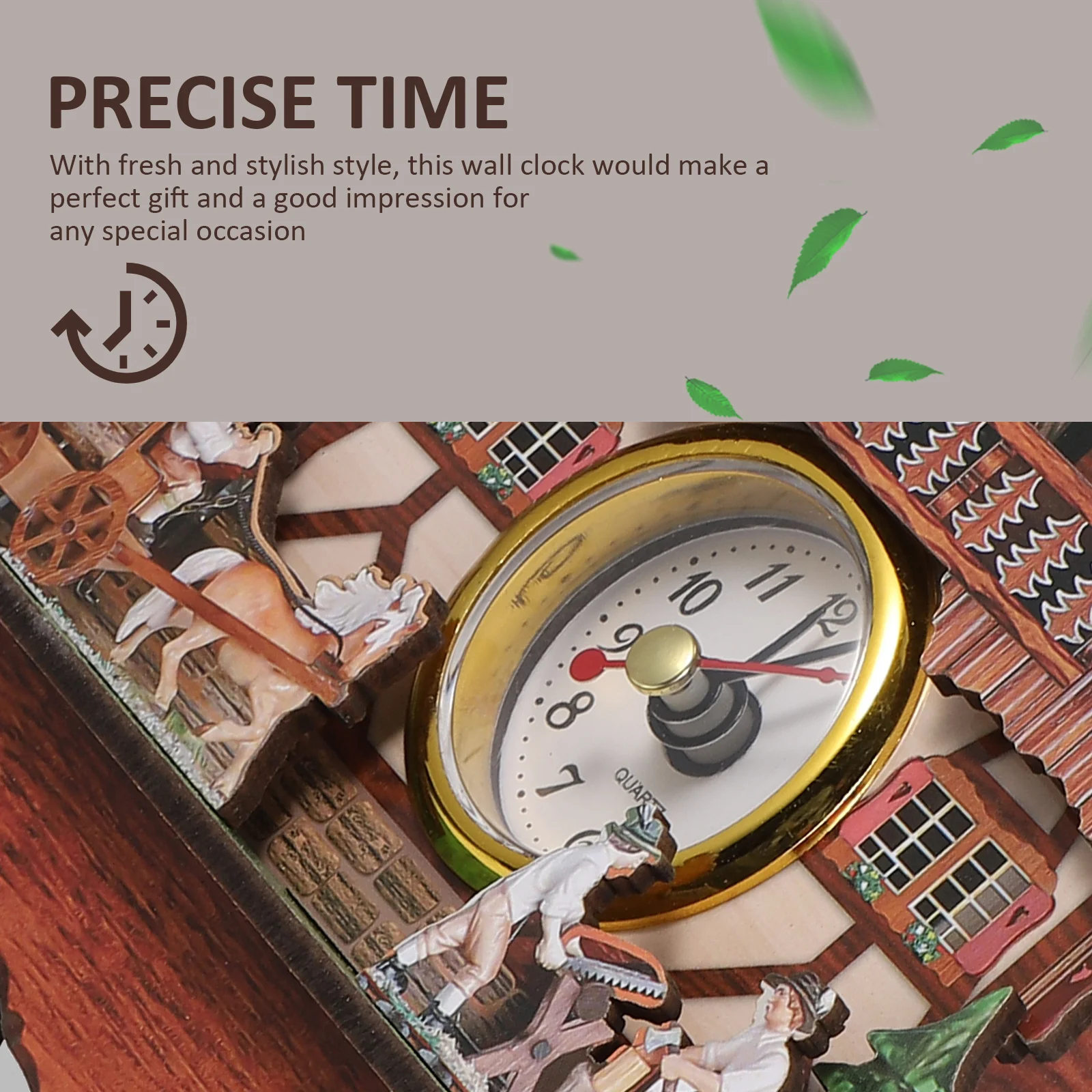 Wall Clock Pendant Creative Rustic Design Lightweight Indoor Hanging Clock For Living Room Home Decor Cottage Style
Wall Clock Pendant Creative Rustic Design Lightweight Indoor Hanging Clock For Living Room Home Decor Cottage Style