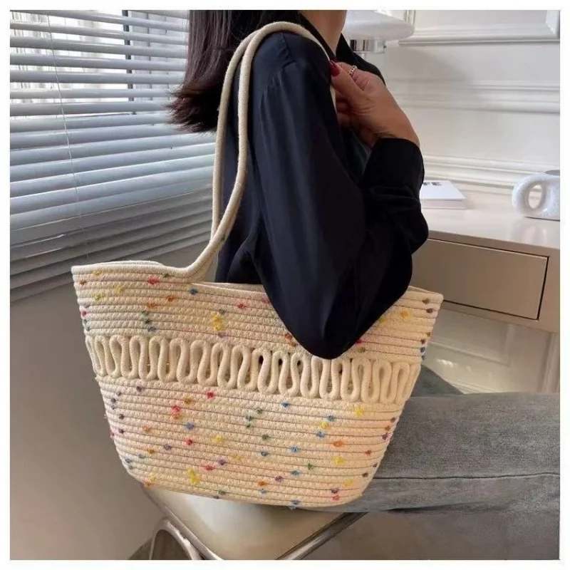 2026 Hollow Out Woven Straw Tote – Lightweight Underarm Shoulder Bag for Summer Beach Vacation, Casual High Aesthetic
2026 Hollow Out Woven Straw Tote – Lightweight Underarm Shoulder Bag for Summer Beach Vacation, Casual High Aesthetic