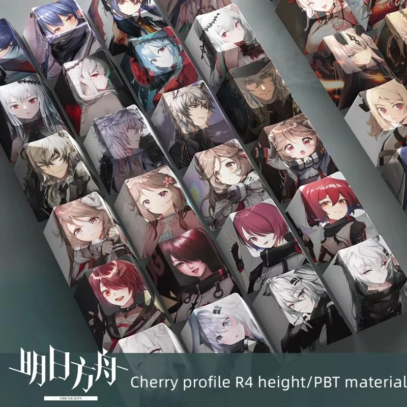 4 Keys/set Arknights Operator Keycaps PBT Dye Subbed Key Caps Cherry Profile R4 Height Keycap For MX Switch Mechanical Keyboard
4 Keys/set Arknights Operator Keycaps PBT Dye Subbed Key Caps Cherry Profile R4 Height Keycap For MX Switch Mechanical Keyboard