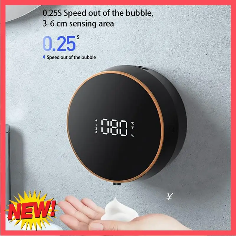 B17C Touchless Automatic Sensor Soap Dispenser Foam Type-C Charging Smart Induction Hand Washer With Temperature
B17C Touchless Automatic Sensor Soap Dispenser Foam Type-C Charging Smart Induction Hand Washer With Temperature