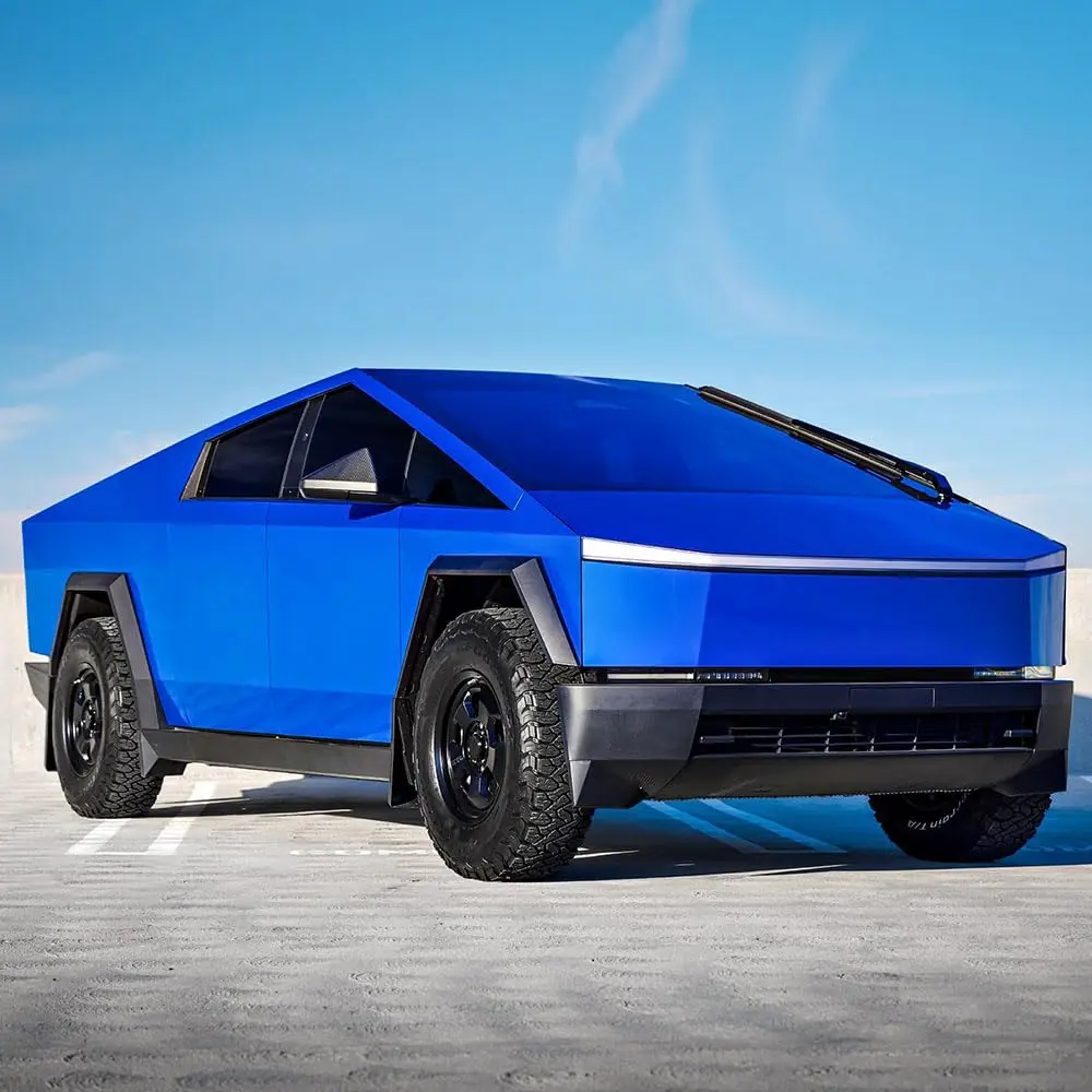 For Tesla Cybertruck 2024-2026 DIY Flame Blue Precut Body Color Change Paint Protection Wrap Film PVC Exterior Accessories
For Tesla Cybertruck 2024-2026 DIY Flame Blue Precut Body Color Change Paint Protection Wrap Film PVC Exterior Accessories