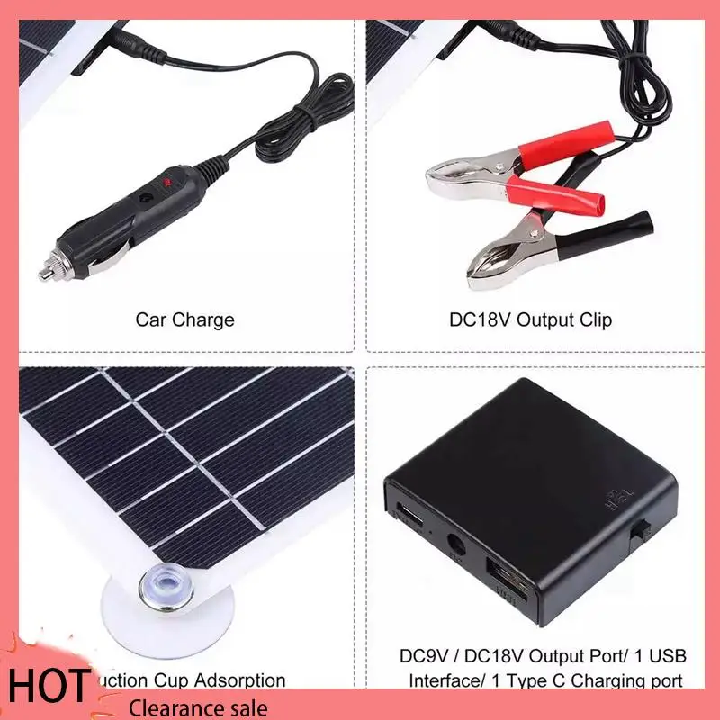 A88Z 2X 300W Solar Panel 12V 5V Dual USB Controller Waterproof Monocrystalin Solar Cells Battery Charger -100A
A88Z 2X 300W Solar Panel 12V 5V Dual USB Controller Waterproof Monocrystalin Solar Cells Battery Charger -100A