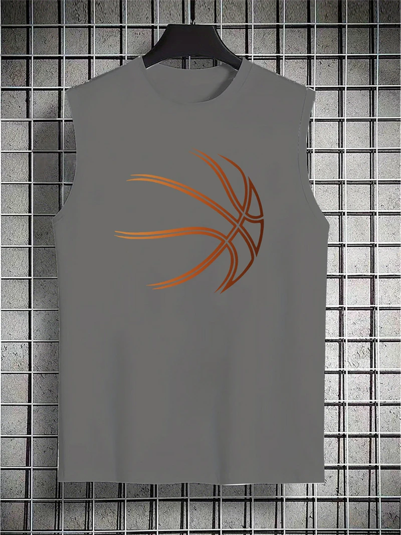 Simple Basketball Pattern Tank Tops For Men Summer Fashion Sleeveless 3D Printed Sports Vest Loose Breathable Gym Fitness Tops
Simple Basketball Pattern Tank Tops For Men Summer Fashion Sleeveless 3D Printed Sports Vest Loose Breathable Gym Fitness Tops