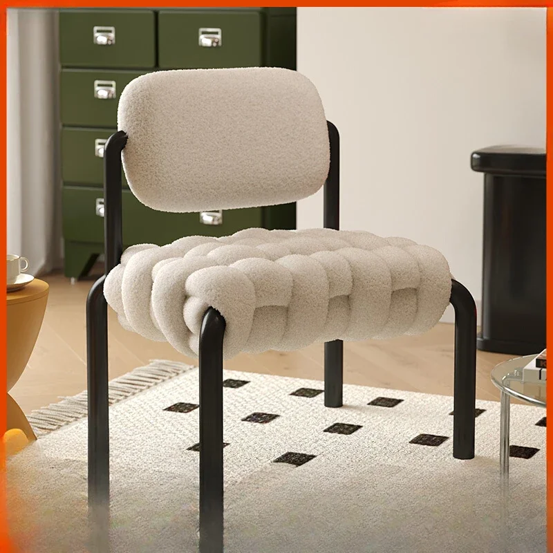 Sheep chair cream style dressing stool household ins style makeup chair simple and modern
Sheep chair cream style dressing stool household ins style makeup chair simple and modern