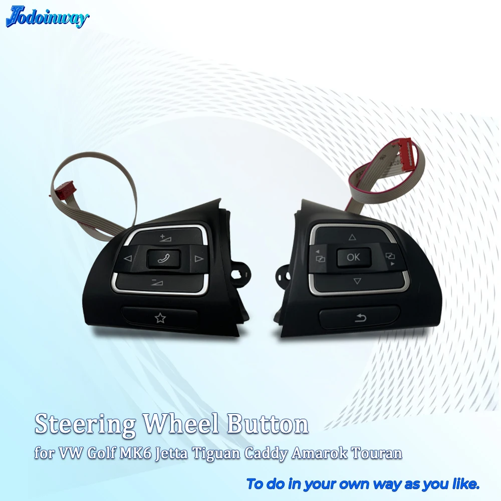 Steering Wheel Control Switch Multifunction Button Car Audio Volume For VW Jetta MK6 Tiguan 2018 Golf 2010 Interior Accessories
Steering Wheel Control Switch Multifunction Button Car Audio Volume For VW Jetta MK6 Tiguan 2018 Golf 2010 Interior Accessories
