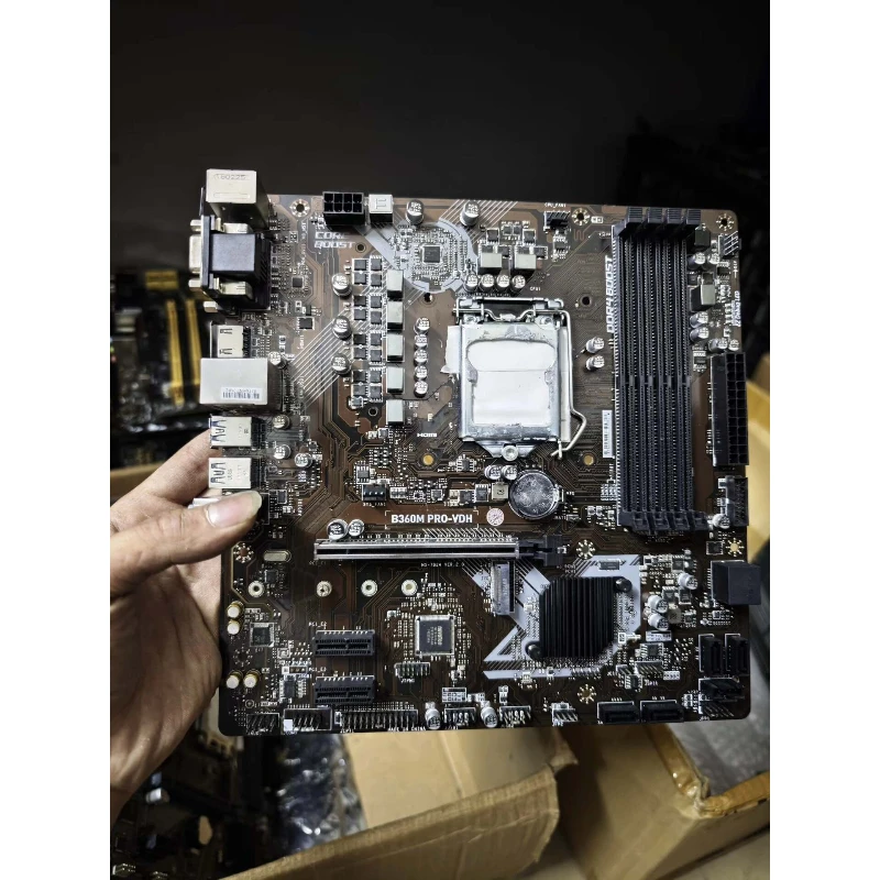 Used mATX Motherboard for MSI B360M PRO-VDH LGA1151 B360 DDR4 M.2 HDMI DVI VGA
Used mATX Motherboard for MSI B360M PRO-VDH LGA1151 B360 DDR4 M.2 HDMI DVI VGA