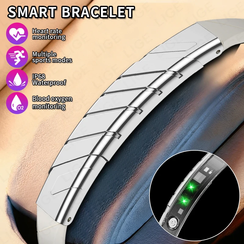 Sport Mode Fitness Tracker 2026 No Screen Smartwatch Fashion Women Smart Bracelet Heart Rate Health Monitoring IP68 Waterproof
Sport Mode Fitness Tracker 2026 No Screen Smartwatch Fashion Women Smart Bracelet Heart Rate Health Monitoring IP68 Waterproof