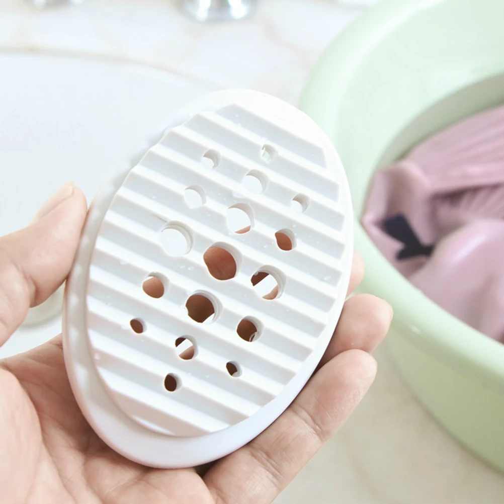 3 Pcs Soap Box Holder Premium Silica Gel Eco Friendly Bathroom Sink Travel Outdoor Hollow Work Draining Design
3 Pcs Soap Box Holder Premium Silica Gel Eco Friendly Bathroom Sink Travel Outdoor Hollow Work Draining Design