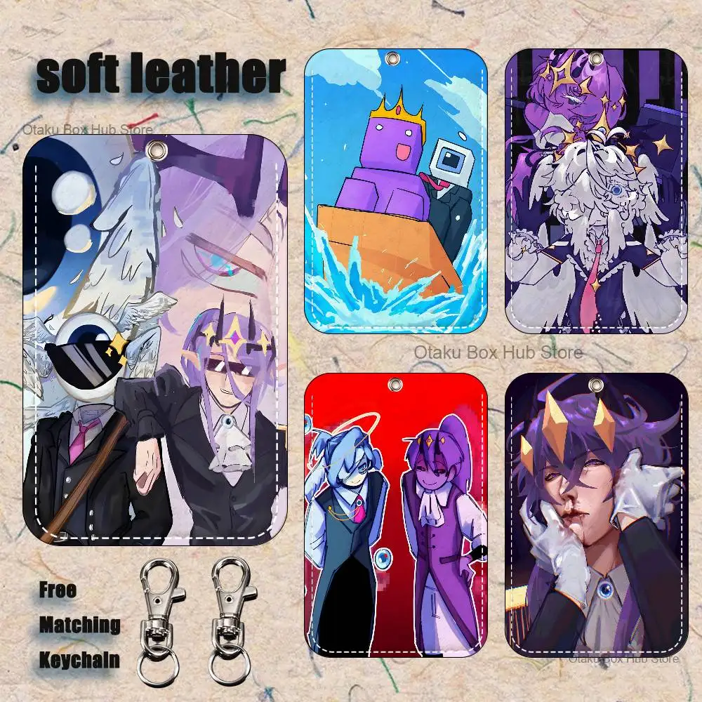 Wemmbu Eggchan Tax Duo Pattern 1Pc PU Leather Card Holder Keychain Key Ring Door Lock Access Tags ID Card Case Keychain Card
Wemmbu Eggchan Tax Duo Pattern 1Pc PU Leather Card Holder Keychain Key Ring Door Lock Access Tags ID Card Case Keychain Card