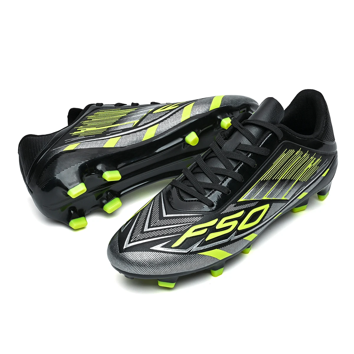 Breathable football shoes with FG/AG studs suitable for training and competition, all season universal anti slip sports shoes
Breathable football shoes with FG/AG studs suitable for training and competition, all season universal anti slip sports shoes