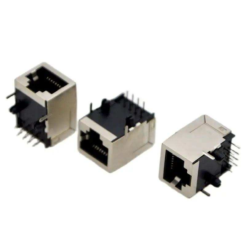 100PCS New RJ45 Network Connector 59 8P8C Length 21mm Socket Without Light Copper Shell Wholesale Free Shipping
100PCS New RJ45 Network Connector 59 8P8C Length 21mm Socket Without Light Copper Shell Wholesale Free Shipping