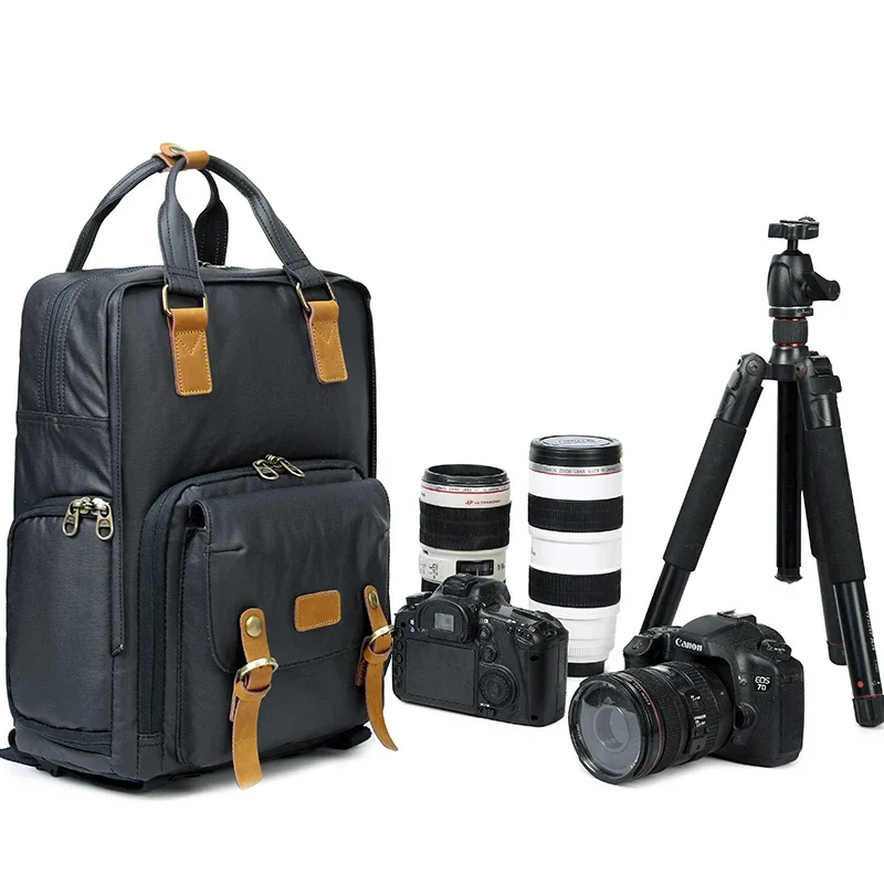 Latest 2024 model Waterproof DSLR Practical Camera Canvas School Bags Backpack with 15 inch Laptop Compartment
Latest 2024 model Waterproof DSLR Practical Camera Canvas School Bags Backpack with 15 inch Laptop Compartment