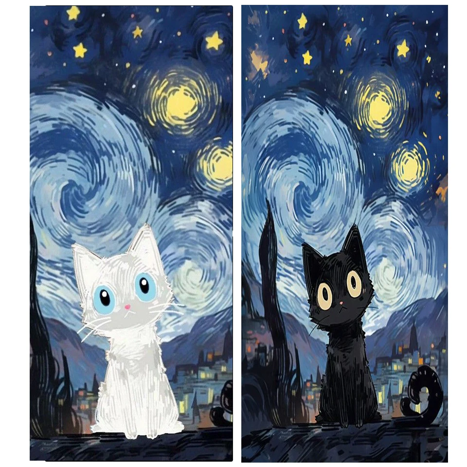 5D DIY Diamond Painting Animals Cat Full Square Diamond Modern Starry Sky Handmade Production Friend Gift Home Decor
5D DIY Diamond Painting Animals Cat Full Square Diamond Modern Starry Sky Handmade Production Friend Gift Home Decor