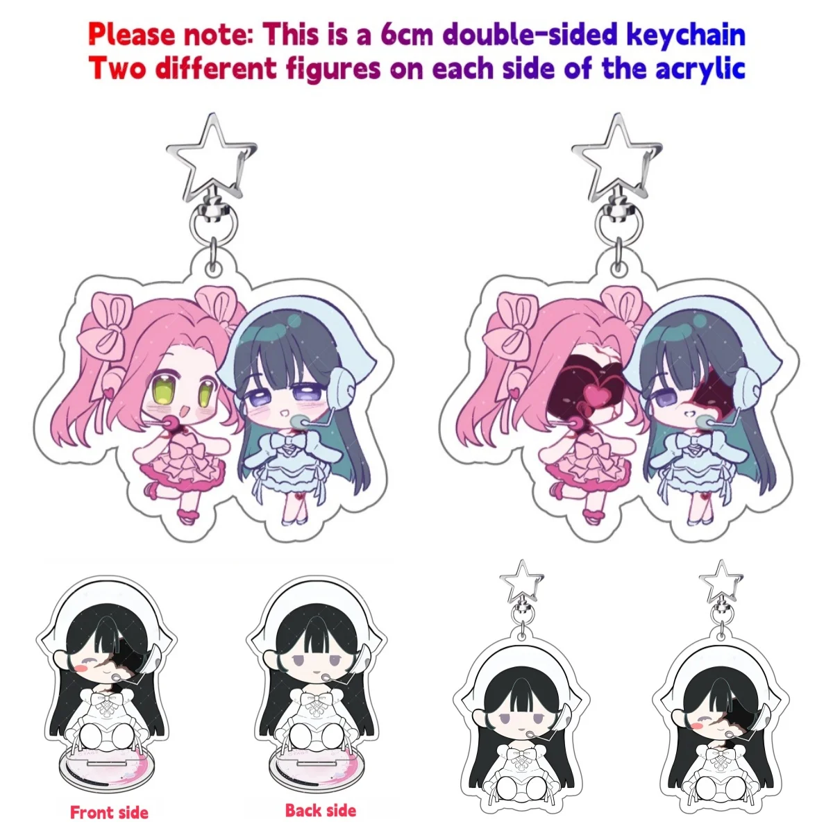 Alien Stage Double Sided Acrylic Standee Two Different Characters Anime Figure Desk Decor Collection Merch Gift
Alien Stage Double Sided Acrylic Standee Two Different Characters Anime Figure Desk Decor Collection Merch Gift