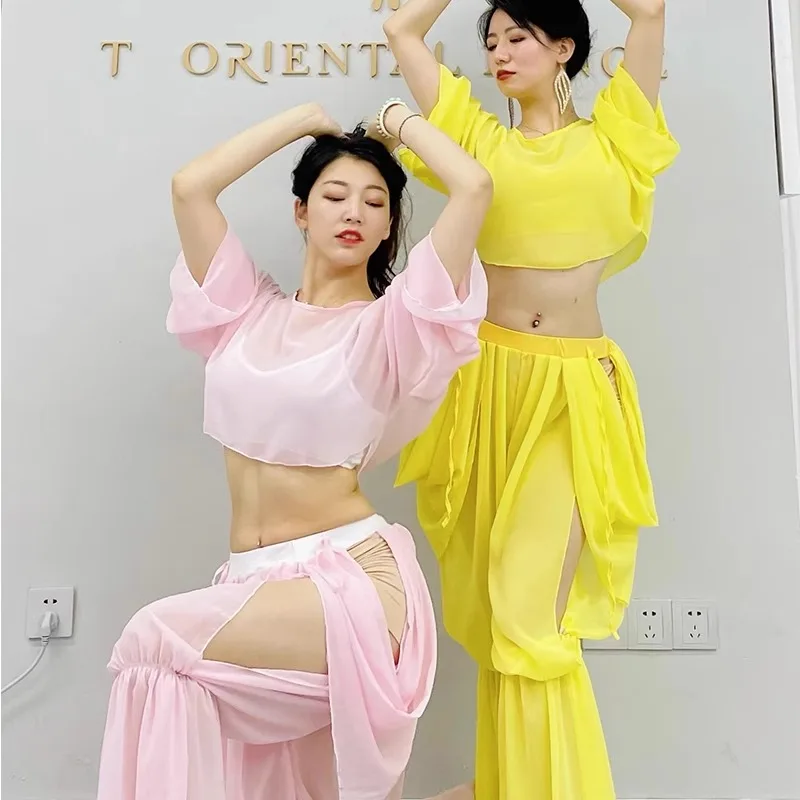 Customized Bellydance Costume Practice Clothes Performance Dress Contact Set Chiffon Lantern Pants Ice Feel Oriental Dance Dress
Customized Bellydance Costume Practice Clothes Performance Dress Contact Set Chiffon Lantern Pants Ice Feel Oriental Dance Dress