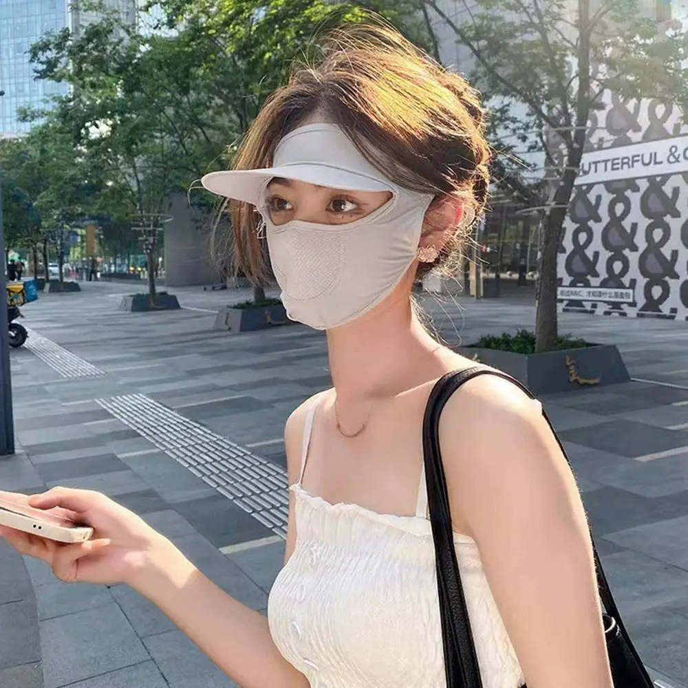 Ice Silk Sun Protection Mask UPF50+ 3D Anti-UV Neck Scarf Neck Protection Full Face Sunshade Face Mask Sun Protective Scarf 
Ice Silk Sun Protection Mask UPF50+ 3D Anti-UV Neck Scarf Neck Protection Full Face Sunshade Face Mask Sun Protective Scarf