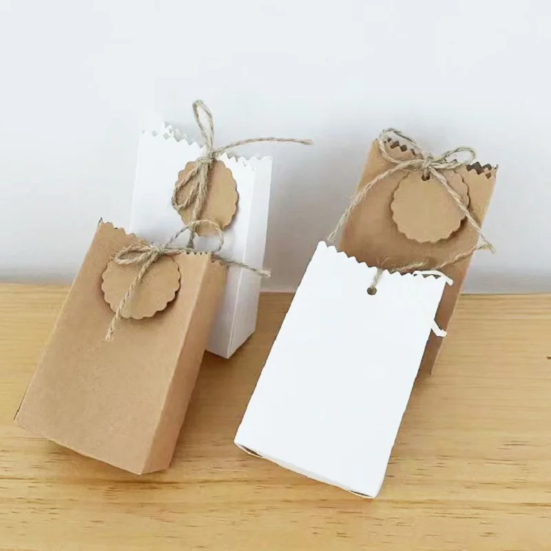 100PCS Kraft Paper Gift Boxes Cookie Candy Packaging Bag With Rope Tags Birthday Wedding Party Gifts Supplies
100PCS Kraft Paper Gift Boxes Cookie Candy Packaging Bag With Rope Tags Birthday Wedding Party Gifts Supplies
