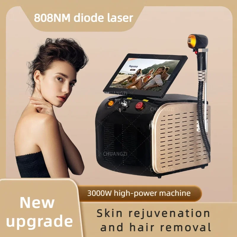 3000W Alexandrite Ice Platinum Laser Hair Removal Device Professional Semiconductor Laser Machine Permanent Pain Free Hair Remov
3000W Alexandrite Ice Platinum Laser Hair Removal Device Professional Semiconductor Laser Machine Permanent Pain Free Hair Remov