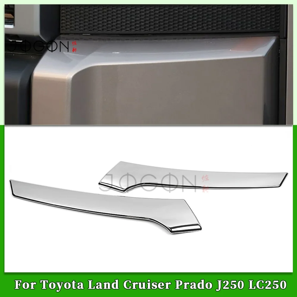 ABS Chrome Exterior Car Front Headlight Eyebrow Strip Cover Sticker Trim For Toyota Land Cruiser 250 Prado LC250 2024 2025
ABS Chrome Exterior Car Front Headlight Eyebrow Strip Cover Sticker Trim For Toyota Land Cruiser 250 Prado LC250 2024 2025