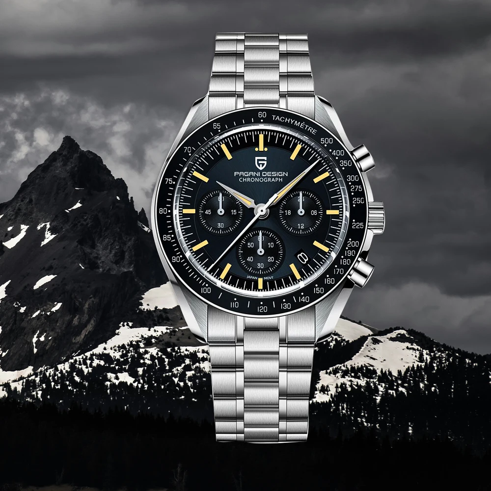 PAGANI DESIGN Moon Men's Watches 2025 New Top Luxury Date Chronograph Sapphire Mirror Mens Wristwatch vK63 Quartz Watch for Man
PAGANI DESIGN Moon Men's Watches 2025 New Top Luxury Date Chronograph Sapphire Mirror Mens Wristwatch vK63 Quartz Watch for Man