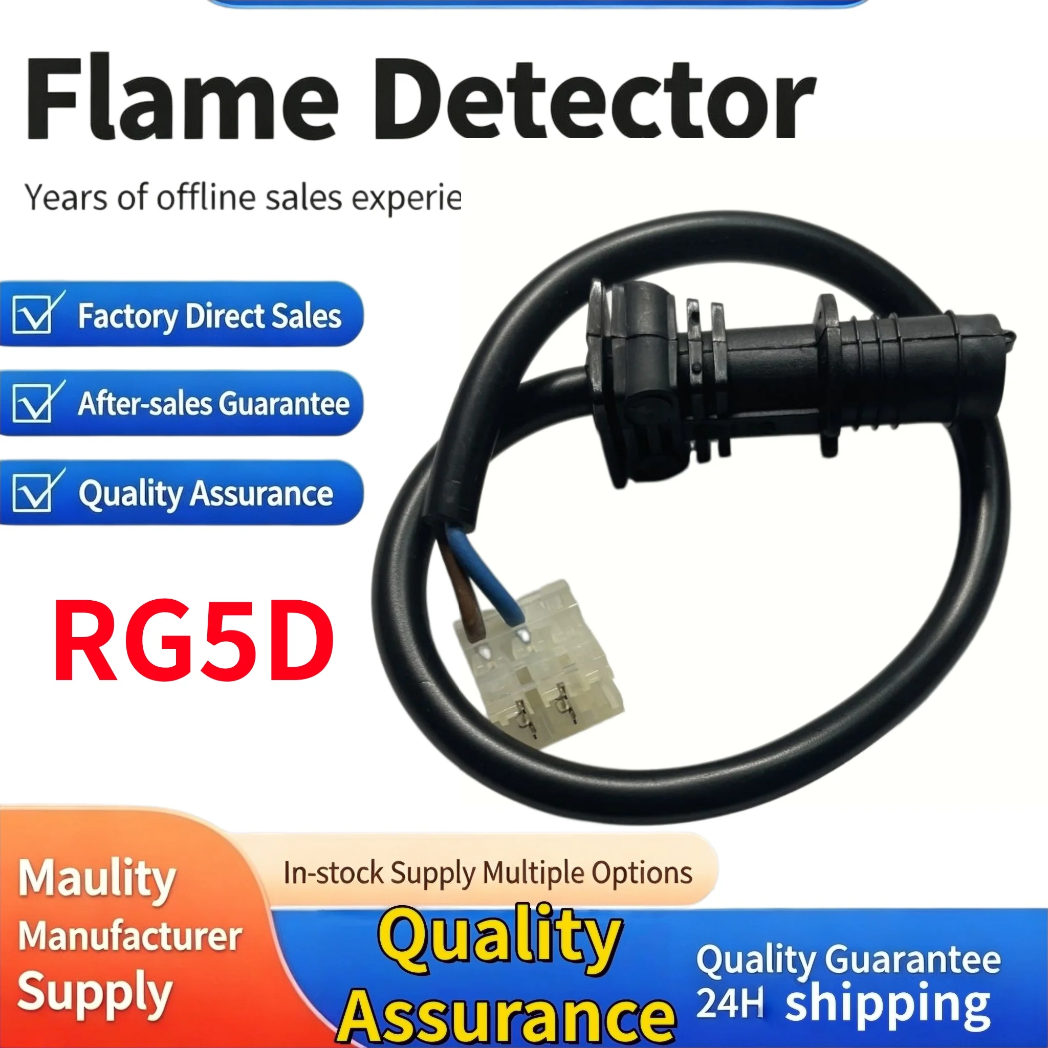 Industrial Flame Sensor High Photosensitive Photocell Burner Fire Detection Sensor Accessories, 24h Fast Shipping
Industrial Flame Sensor High Photosensitive Photocell Burner Fire Detection Sensor Accessories, 24h Fast Shipping