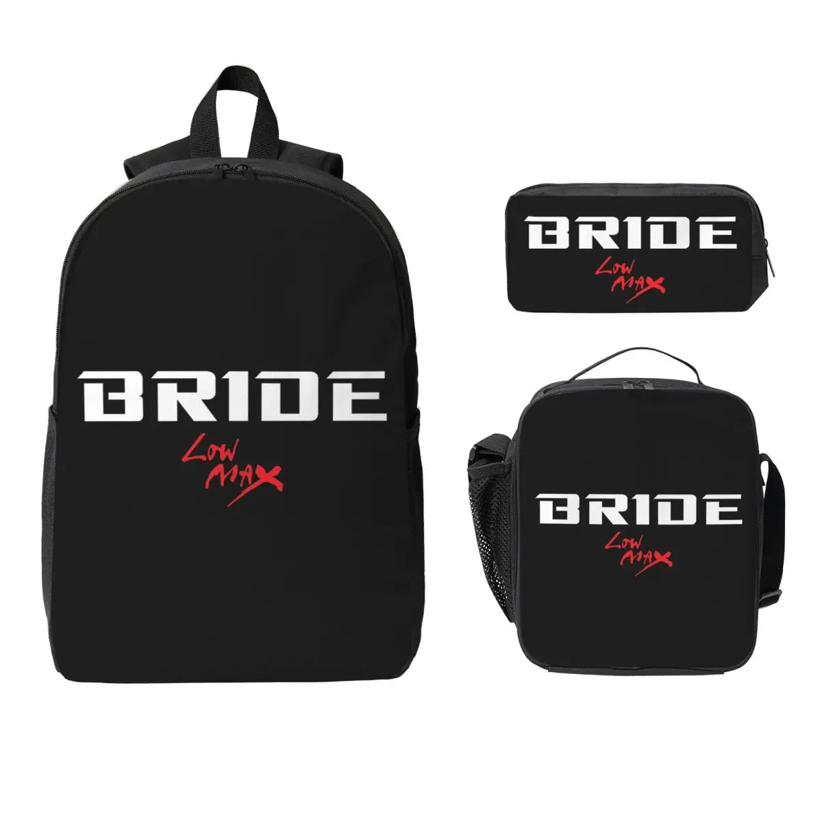 Bride Jdm Material Backpack Student Boys Girls BookBag School Bag Laptop Shoulder Bags 3ps Insulated Lunch Bag Pencil Case
Bride Jdm Material Backpack Student Boys Girls BookBag School Bag Laptop Shoulder Bags 3ps Insulated Lunch Bag Pencil Case
