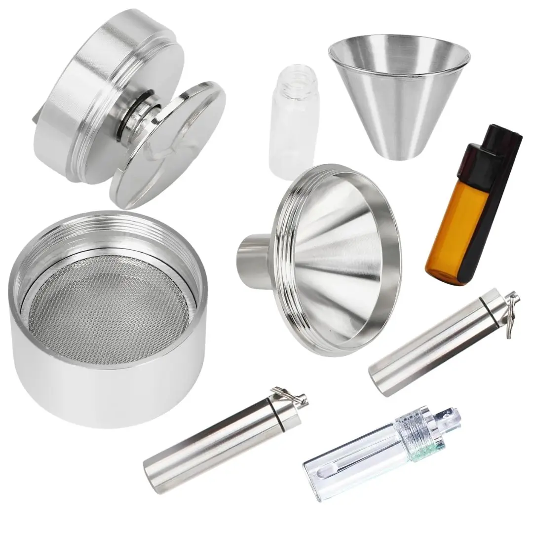 Ручная мельница для специй и трав — премиальная алюминиевая мельница с мелким помолом для кулинарного использования
Ручная мельница для специй и трав — премиальная алюминиевая мельница с мелким помолом для кулинарного использования