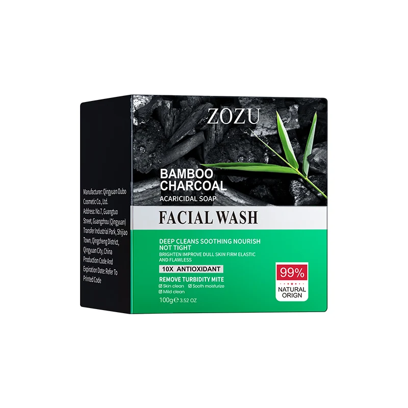 100g ZOZU Bamboo Charcoal Anti-mite Soap With Contains Foaming Net Pure Natural Bamboo Handmade Soap For Cleansing Skincare V0Z0
100g ZOZU Bamboo Charcoal Anti-mite Soap With Contains Foaming Net Pure Natural Bamboo Handmade Soap For Cleansing Skincare V0Z0