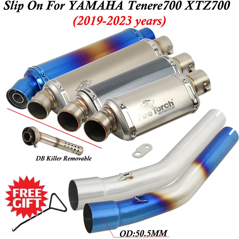 For YAMAHA Tenere700 Tenere 700 XTZ700 XTZ-700 2019 - 2023 Motorcycle Exhaust Escape Modify Middle Link Pipe Muffler DB Killer
For YAMAHA Tenere700 Tenere 700 XTZ700 XTZ-700 2019 - 2023 Motorcycle Exhaust Escape Modify Middle Link Pipe Muffler DB Killer