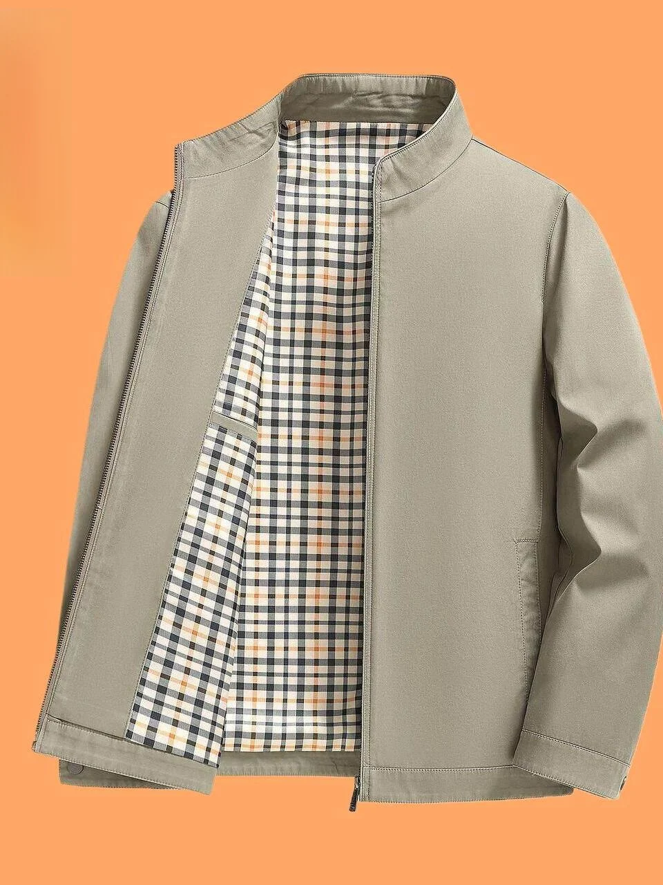 Loose Fit Pure Cotton Stand Collar Men's Jacket Casual Dad Clothes Autumn Style Top for Middle-Aged And Elderly
Loose Fit Pure Cotton Stand Collar Men's Jacket Casual Dad Clothes Autumn Style Top for Middle-Aged And Elderly