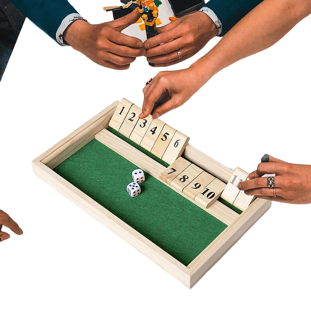 Wooden Shut The Box Game with 12 Numbers Dice Game 2 Players and Up Shut The Box Board Game Family Travel Toy Tabletop Game
Wooden Shut The Box Game with 12 Numbers Dice Game 2 Players and Up Shut The Box Board Game Family Travel Toy Tabletop Game