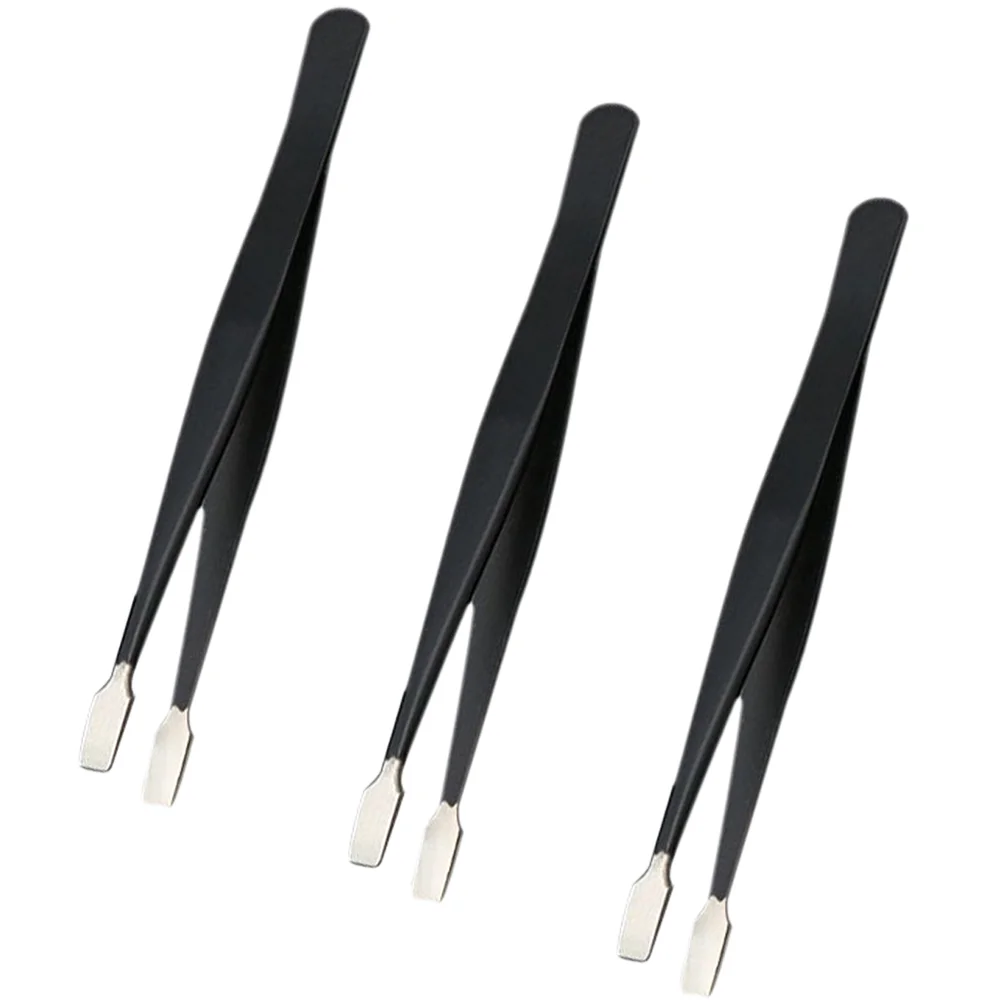 3 Pcs Tweezers Professional Clip Auxiliary Pluckers Coin Tongs Coins Black Stainless Steel Work
3 Pcs Tweezers Professional Clip Auxiliary Pluckers Coin Tongs Coins Black Stainless Steel Work