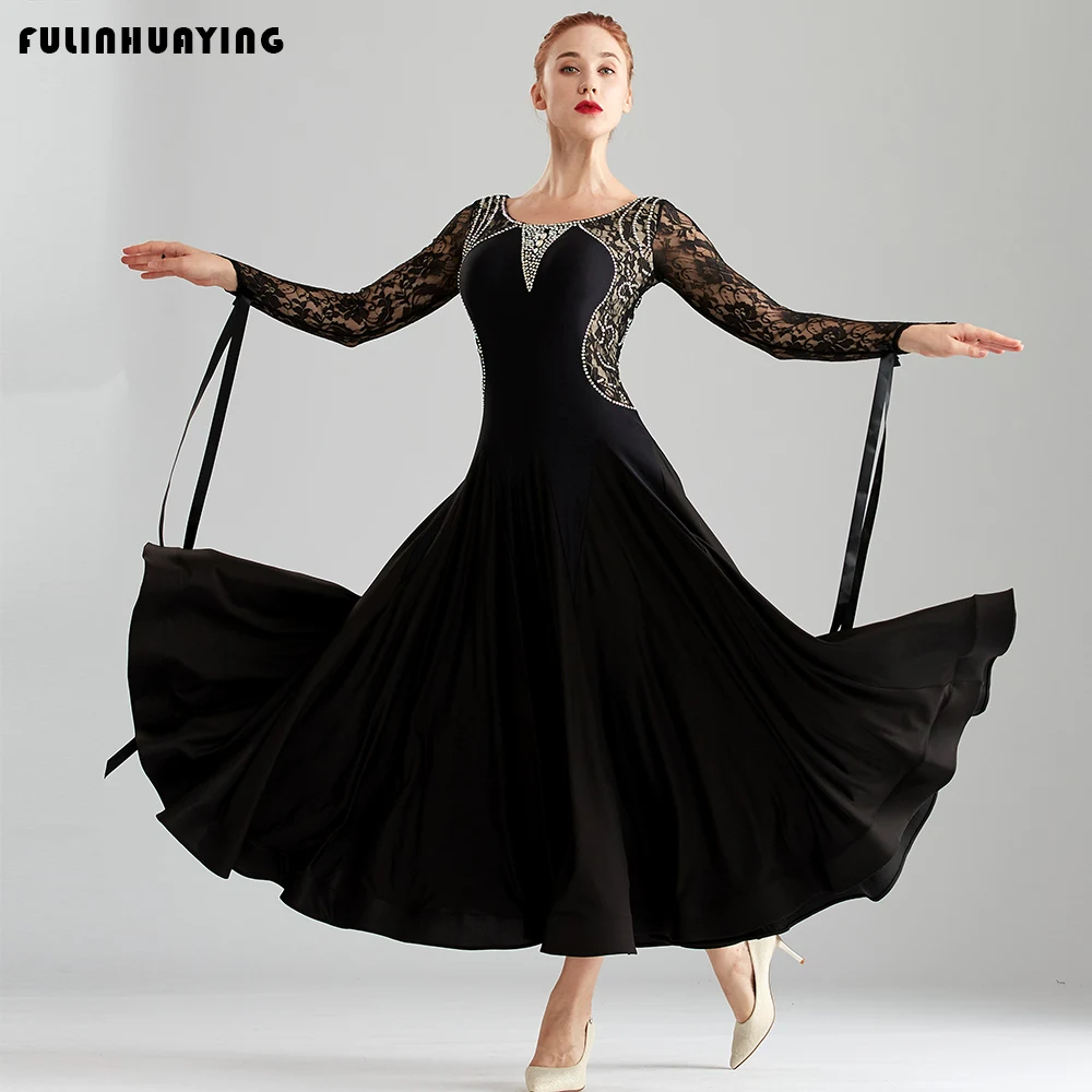 2026 Women's Modern Elegant Stage Performance Dress Waltz High-End Modern Dance Dress Professional Standard Dance Competition Dress Black
2026 Women's Modern Elegant Stage Performance Dress Waltz High-End Modern Dance Dress Professional Standard Dance Competition Dress Black