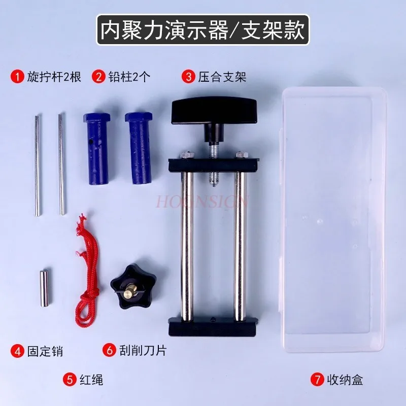1set Cohesion Demonstrator, Lead Blocks, Lead Columns, Teaching Aids, Solid Molecules, Gravitational Interaction Forces
1set Cohesion Demonstrator, Lead Blocks, Lead Columns, Teaching Aids, Solid Molecules, Gravitational Interaction Forces