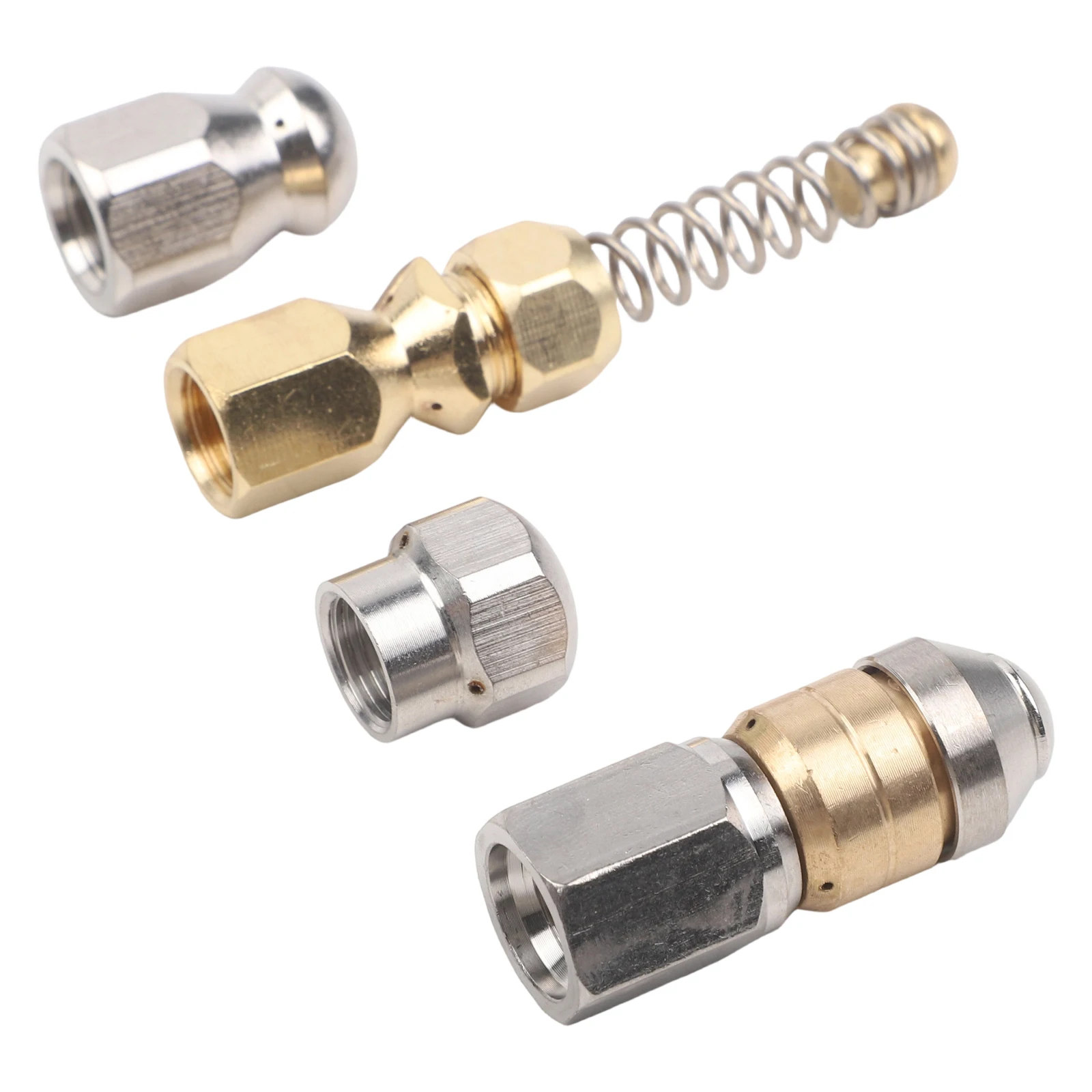 Spring Head Nozzle Sewer Spray Head For Plumbing Maintenance Easy Attach To Pressure Washer Resists Wear And Tear
Spring Head Nozzle Sewer Spray Head For Plumbing Maintenance Easy Attach To Pressure Washer Resists Wear And Tear