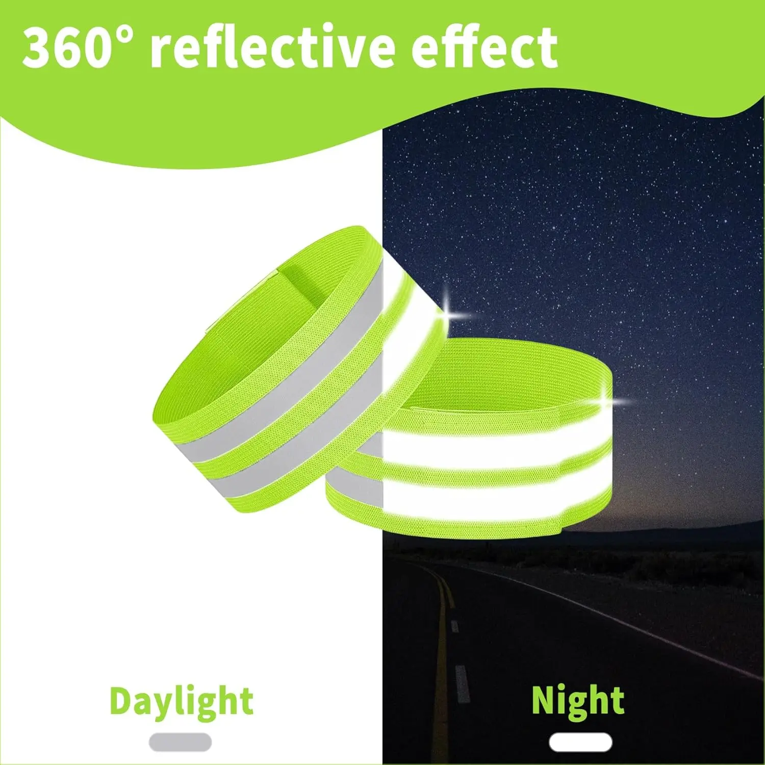 2PCS Running Reflective Arm Bands for Wrist Ankle Leg LED Reflector Armband Night Cycling Safety Light Tape Led Bracelet Strap
2PCS Running Reflective Arm Bands for Wrist Ankle Leg LED Reflector Armband Night Cycling Safety Light Tape Led Bracelet Strap