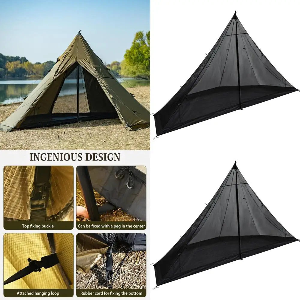 Half-Mesh Waterproof Bathtub Floor Teepee Hot Tent
Half-Mesh Waterproof Bathtub Floor Teepee Hot Tent