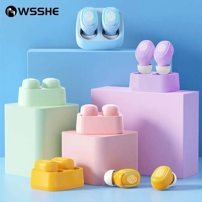 Wireless Bluetooth Earphone Light Mini High Quality Headset Touch Control Earbuds Stereo Color In-Ear Game Headphones
Wireless Bluetooth Earphone Light Mini High Quality Headset Touch Control Earbuds Stereo Color In-Ear Game Headphones