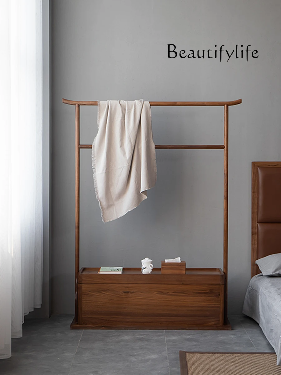 New Chinese Style Solid Wood Coat and Hat Rack Modern Minimalist Bedroom Hanger American Black Walnut Coat and Hat Box
New Chinese Style Solid Wood Coat and Hat Rack Modern Minimalist Bedroom Hanger American Black Walnut Coat and Hat Box
