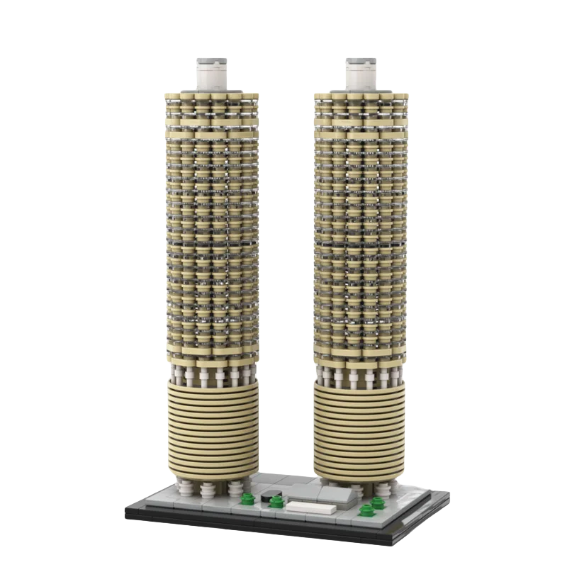 Custom MOC Building Blocks Toy Skyscraper Series Chicago Waterfront City 1:800 scale model 1560pcs Creative holiday gifts
Custom MOC Building Blocks Toy Skyscraper Series Chicago Waterfront City 1:800 scale model 1560pcs Creative holiday gifts