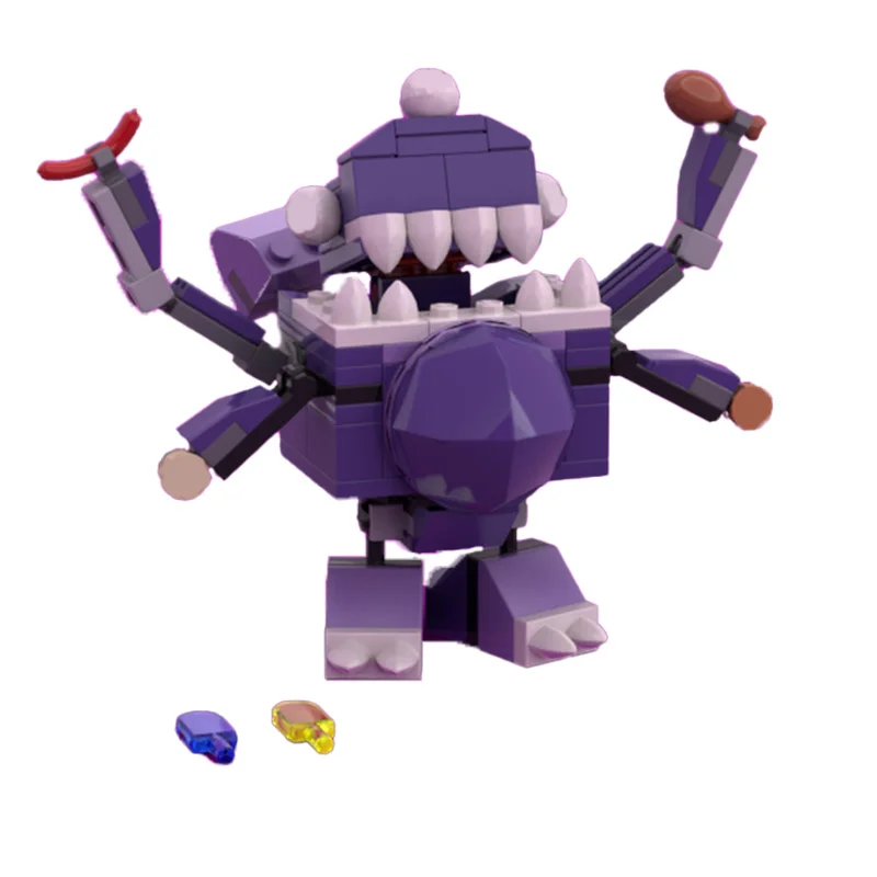 107 PCS Four Armed Purple Monster Brickheadz Brick Set Creative Festival Gift Education DIY Assemble Building Block Toy For Boy
107 PCS Four Armed Purple Monster Brickheadz Brick Set Creative Festival Gift Education DIY Assemble Building Block Toy For Boy