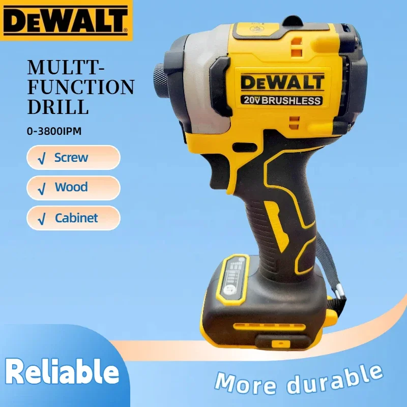 DeWalt 850 Brushless 20V Lithium Electric Screwdriver Electric Drill Woodworking Screwdriver Impact Drill Adjustable Speed
DeWalt 850 Brushless 20V Lithium Electric Screwdriver Electric Drill Woodworking Screwdriver Impact Drill Adjustable Speed