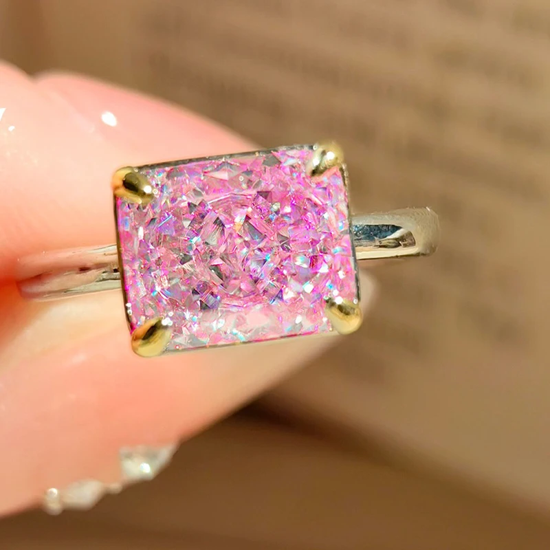 Роскошное прямоугольное кольцо из серебра 925 пробы с блестящим цирконием для женщин, для помолвки и свадьбы, великолепное, высококачественное ювелирное изделие
Роскошное прямоугольное кольцо из серебра 925 пробы с блестящим цирконием для женщин, для помолвки и свадьбы, великолепное, высококачественное ювелирное изделие