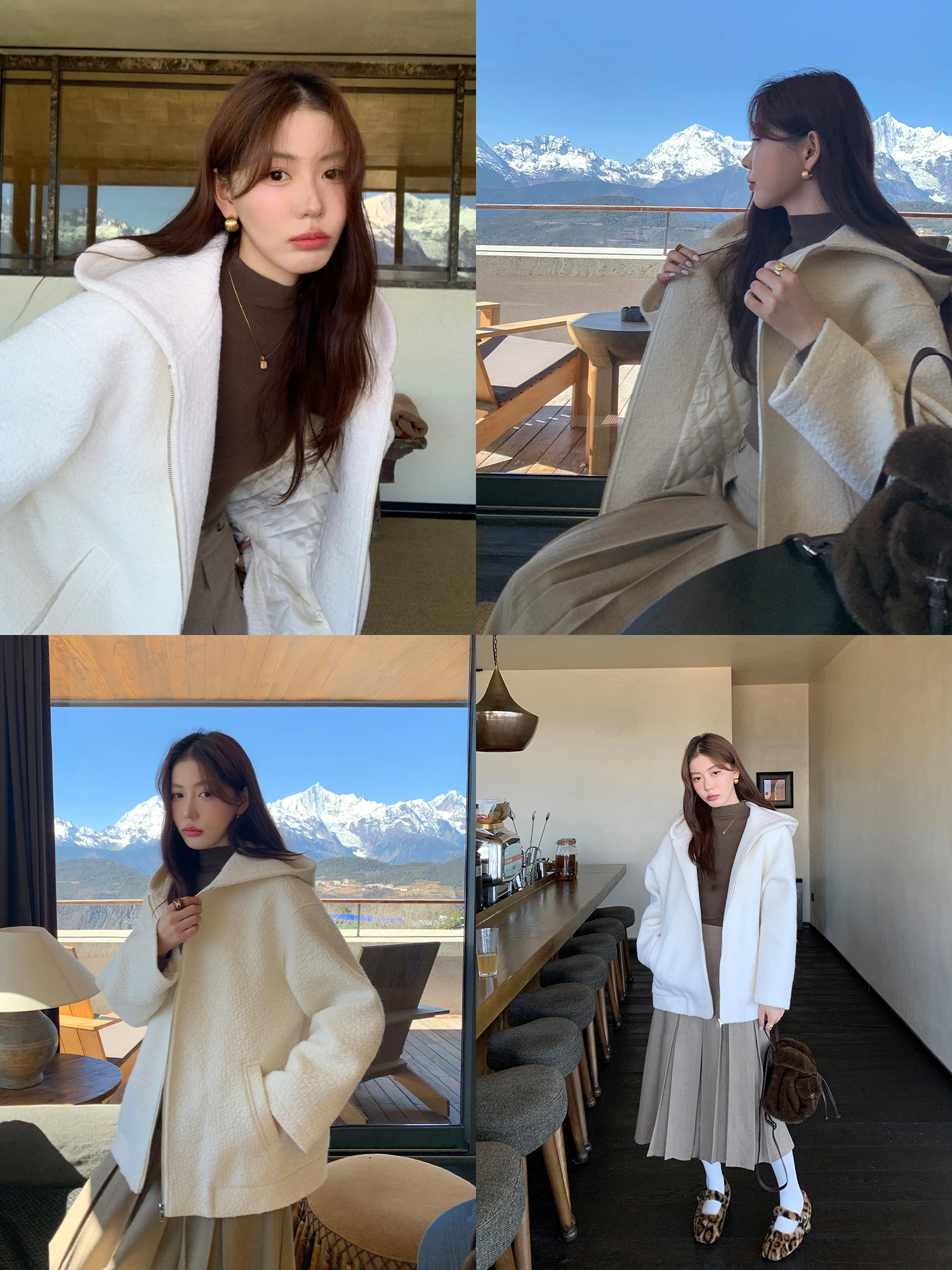 Pusumede Women's Woolen Coat Hooded Zipper Cardigan Loose Casual Autumn Winter New Sle Cotton Blend Long Sve Pure Color
Pusumede Women's Woolen Coat Hooded Zipper Cardigan Loose Casual Autumn Winter New Sle Cotton Blend Long Sve Pure Color