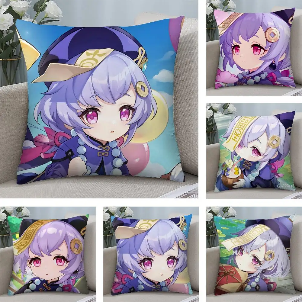 Qiqi Genshin Game Cushion Cover Square Pillow Bedroom Sofa Leisure Comfort Living Room Home Decoration 40X40
Qiqi Genshin Game Cushion Cover Square Pillow Bedroom Sofa Leisure Comfort Living Room Home Decoration 40X40