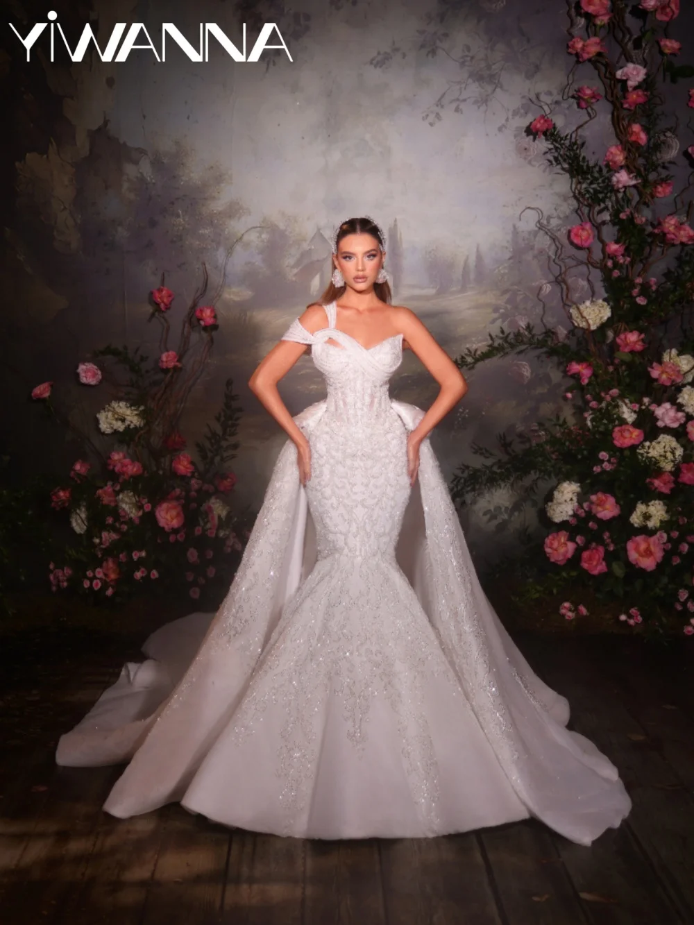 New Arrival Shimmering Beaded Wedding Dress Detachable Train Mermaid Long Bridal Gown 2026 Customized Gorgeous Dresses For Bride
New Arrival Shimmering Beaded Wedding Dress Detachable Train Mermaid Long Bridal Gown 2026 Customized Gorgeous Dresses For Bride